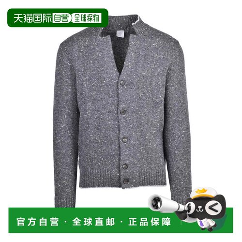 自营eleventyWool Cashmere Button Cardigan - Grey - grey 美国