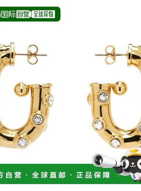 香港直邮潮奢 Rabanne 女士 XL Link Strass 耳环 26PBB0216MET85