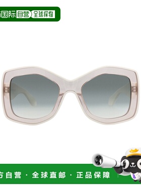 自营alaiaSquare-Frame Recycled Acetate Sunglasses - nude whi
