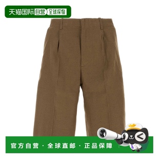 香港直邮潮奢 棕色棉混纺百慕大短裤 Our 男士 M22 Legacy 1h可退