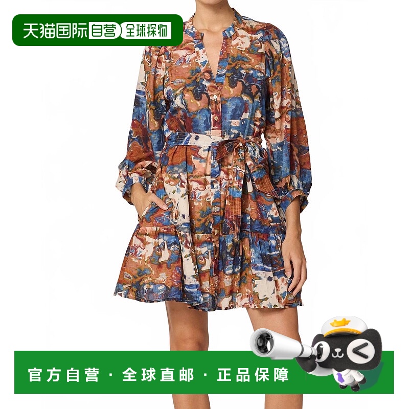 自营cleobellaDelilah Mini Dress In Murano Print - murano pri