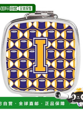 自营 Carolines Treasures CJ1064-ISCM 字母 I 足球紫色和正品