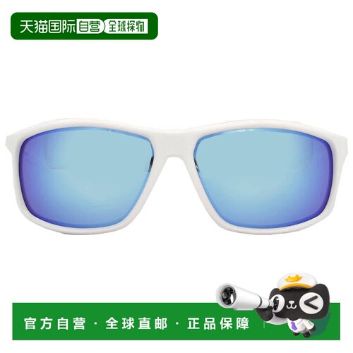 自营Nike Blue Mirror Wrap Men's Sunglasses NIKE ADRENALINE M