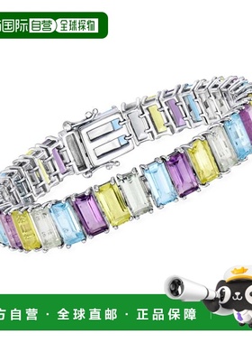 自营Ross-Simons Multi-Gemstone Tennis Bracelet in Sterling S