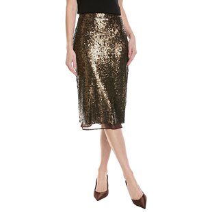 Lucy bone 美国奥莱直发 Skirt brown Sequin 自营rag