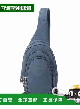 自营baggallini Women's Securtex Anti-Theft Multi Zip Sling -