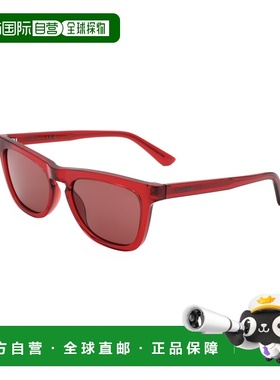 自营Calvin Klein Women's 53 mm Red Sunglasses - wine 美国奥