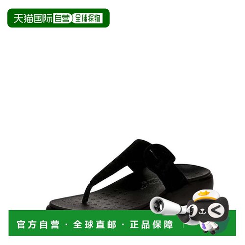 自营Vionic Activate I8702L1001凉鞋女式黑色脚趾后翻盖RHS9039-