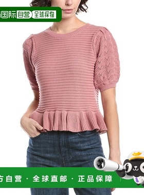 自营525 America Mixed Stitch Sweater - pink 美国奥莱直发