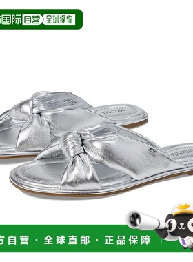 自营Michael Kors Elena 40S4ELFS1M-040 Sandals WoSilver Leath