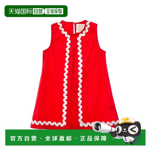 自营Sail to Sable Ric Rac Shift Dress - red 美国奥莱直发