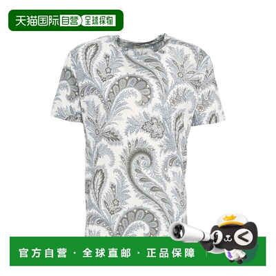 自营etroPaisley Print Short-Sleeve T-Shirt - white 美国奥莱