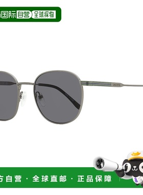 自营Lacoste Unisex Oval Color Stripe Sunglasses L251S 901 Ma
