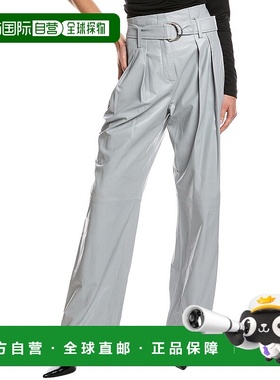 自营IRO Adica 皮裤 - 灰色 美国奥莱直发阔腿裤西装裤