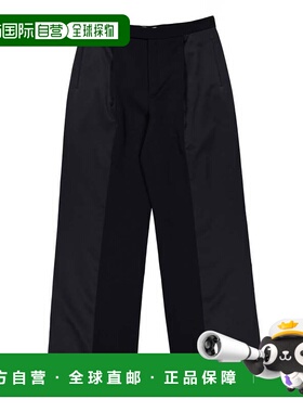 自营Saint Laurent Men's Flared Tuxedo Pants - black 美国奥莱