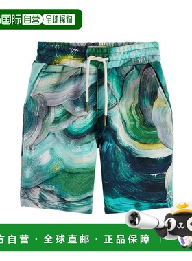 自营Scotch & Soda All-Over Printed Sweatshort - green 美国奥