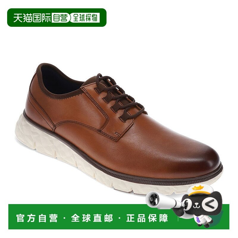 自营 Dockers男式Callum真皮休闲系带牛津鞋-奶油糖果 美国奥莱直