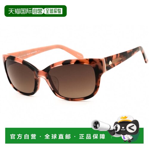 自营kate spadeJOHANNA/F/S 0HT8 HA Pink Havana/Brown Gradient