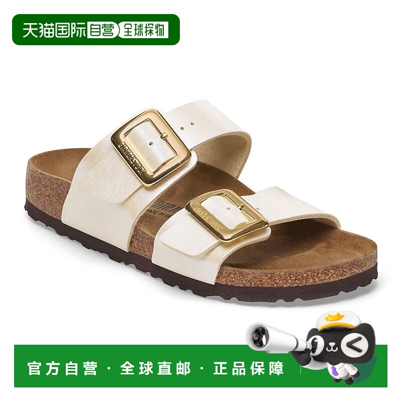 自营birkenstockWomen's Sydney Luxe Buckle In Pearl White - p