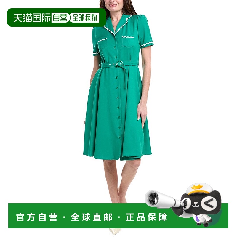自营 Nanette Nanette Lepore Ric Rac Shirtdress - green 美国