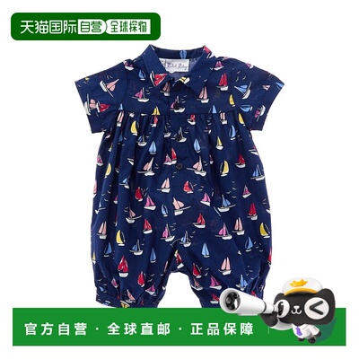 自营 Rachel Riley Sailboat Babysuit - multi 美国奥莱直发