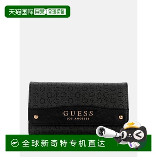 自营 美国奥莱直发 guess雅芳公园标志薄钱包 煤炭