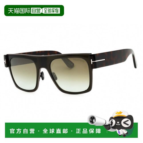 自营tom fordFT1073 51G Shiny Dark Green/Blonde Havana/Brown