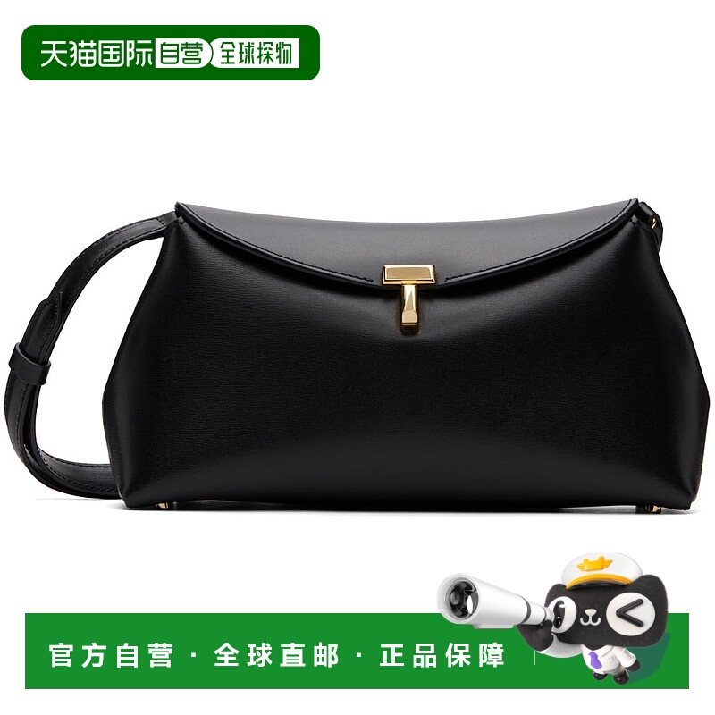 1h可退 香港直邮潮奢 TOTÊME 女士 黑色 T-Lock 手拿包 234WLGBG4