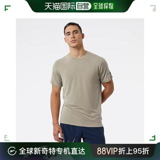 【美国直邮】new balance 男士 上装T恤短袖男款运动上衣速干衬衫