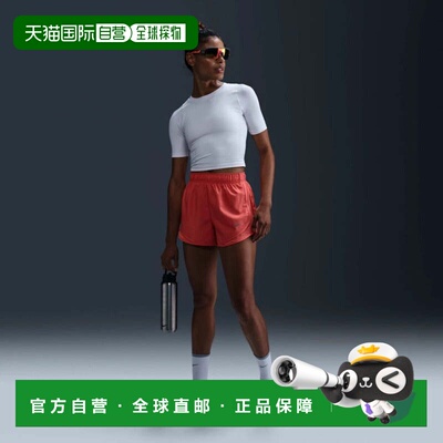 自营Nike Tempo短裤女士Magic Ember dri-fit中腰短裤衬里跑步DSG