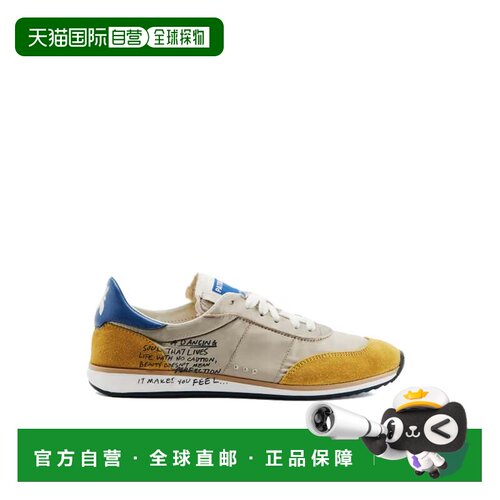 自营patrizia pepeSkin Blue Ochre Sneakers - pink 美国奥莱直