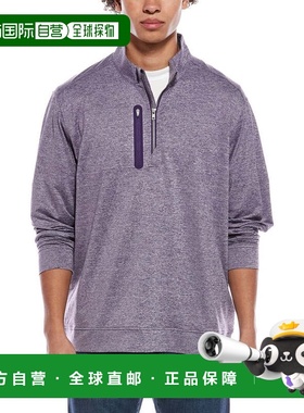 自营Cutter & Buck Stealth 1/4-Zip Pullover - purple 美国奥莱
