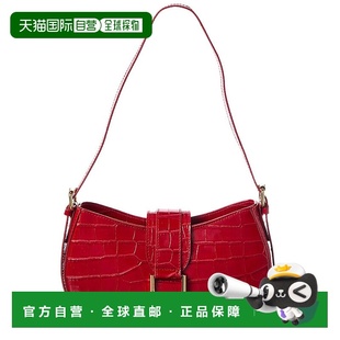 自营Persaman New York Adele Leather Shoulder Bag - red 美国