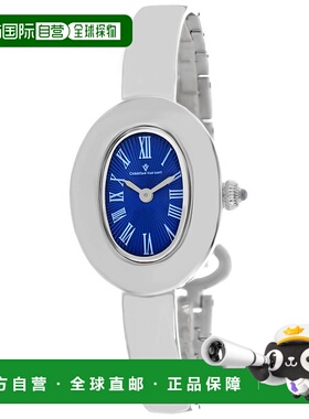 自营Christian Van Sant女式Anora蓝色表盘手表-蓝色 美国奥莱直