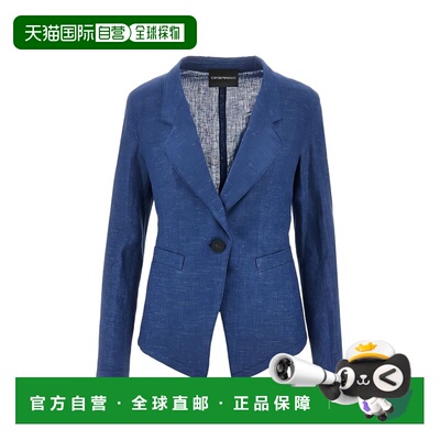 自营Emporio Armani Women's Jackets blue - blue 美国奥莱直发