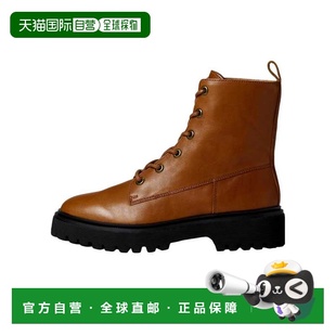 自营Madewell Cambrie Lace-Up Boot Leather English Saddle  NG