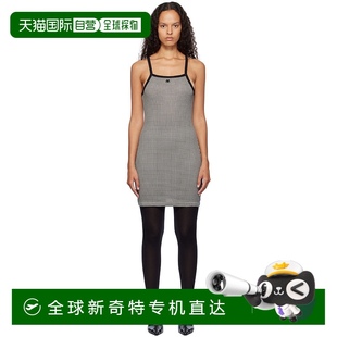 女士 黑色 Contrast 白色 香港直邮潮奢 1小时内可退 Courreges