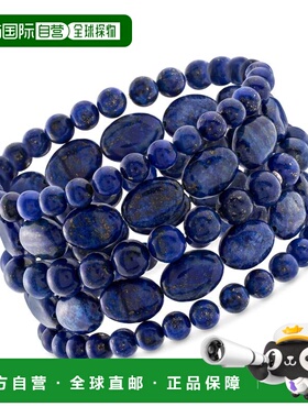 自营Ross-Simons Lapis Jewelry Set: 5 Bead Stretch Bracelets