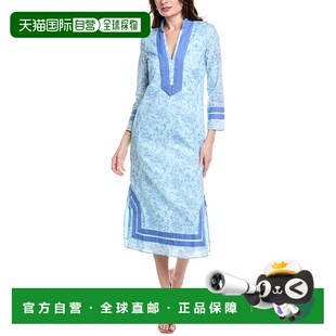 Sail 蓝色 中长连衣裙 美国奥莱直发 Sable 自营