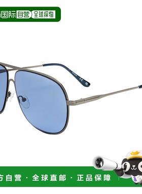 自营 Guess中性款60mm闪亮炮铜太阳镜-闪亮炮铜 美国奥莱直发