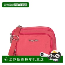 自营baggallini Triple Zip Small Convertible Crossbody Bag -