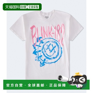 自营Aeropostale Blink 182 Relaxed Graphic Tee - white 美国奥