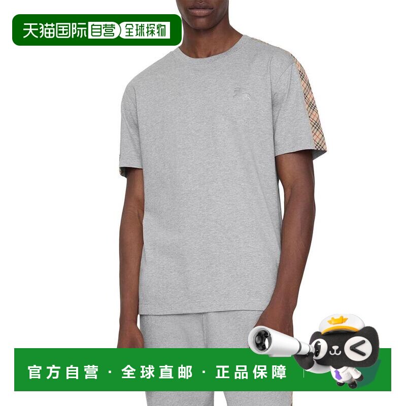 1h可退 【美国直邮】burberry/博柏利 男士 上装T恤短袖