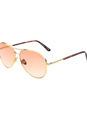 自营Tom Ford Unisex Clark 59mm太阳眼镜-黄色 美国奥莱直发