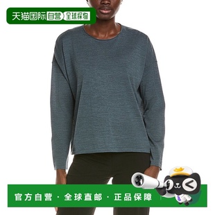 FISHER blue Crewneck Sweater 美国奥莱直发 Wool 自营EILEEN