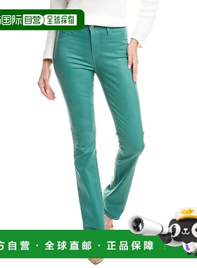 自营L'AGENCE Selma高腰时尚婴儿靴牛仔裤-绿色 美国奥莱直发