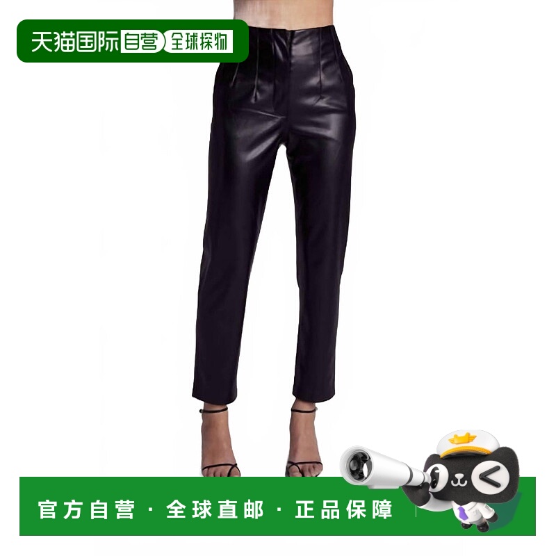 自营sundaysKeaton Leather Pants In Black - black 美国奥莱直