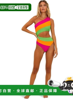 自营Women's Beach Riot Joyce Swimsuit Multi Colorblock Stret