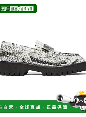 自营freda salvadorFRĒDA SALVADOR Hana皮革乐福鞋-黑色 美国奥