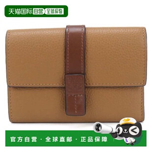 Purse Coin Leather brown Pre Owned Case 自营Loewe